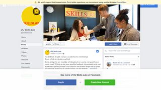 
                            9. UU Skills Lab - Posts | Facebook