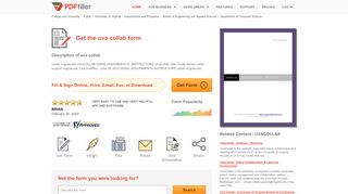 
                            12. Uva Collab - Fill Online, Printable, Fillable, Blank | PDFfiller