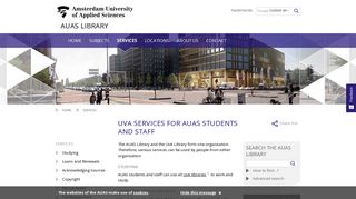 
                            8. UvA services for AUAS students and staff - Hogeschool van Amsterdam