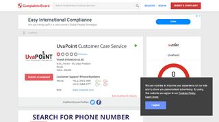 
                            10. UvaPoint Customer Service, Complaints and Reviews
