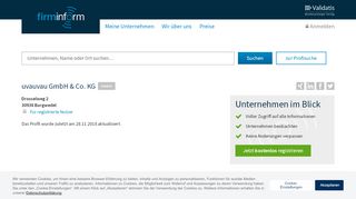 
                            12. uvauvau GmbH & Co. KG | firminform - Unternehmen im Blick