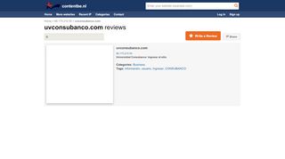 
                            8. uvconsubanco.com Review SEO, Worth, Html, IP and DNS reports ...