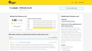 
                            13. Uvinum.co.uk Customer Reviews & Experiences | Trusted Shops