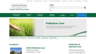 
                            10. UVM Health Network - CVPH - Palliative Care - Cvph.org