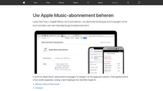 
                            3. Uw Apple Music-abonnement beheren - Apple Support