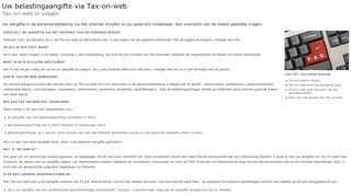 
                            10. Uw belastingaangifte via Tax-on-web - De Tijd