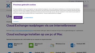 
                            11. Uw Cloud Exchange-mailbox raadplegen | Proximus