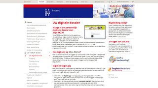 
                            8. Uw digitale dossier - Rode Kruis Ziekenhuis