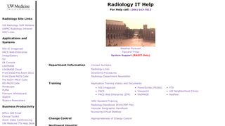 
                            8. UW Medicine Radiology IT Help - PACS - RIS - PS360
