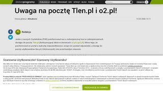 
                            9. Uwaga na pocztę Tlen.pl i o2.pl! - dobreprogramy