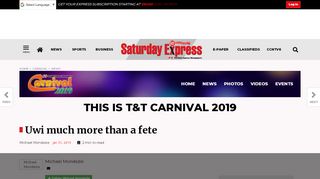
                            13. Uwi much more than a fete | News | trinidadexpress.com