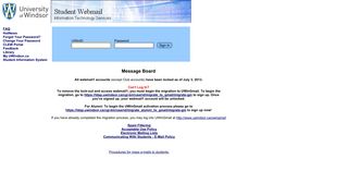 
                            3. UWindsor Webmail - University of Windsor