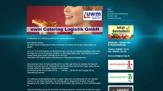 
                            4. uwm Catering Logistik GmbH - Home