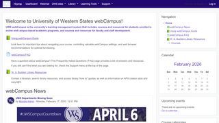 
                            7. UWS webCampus