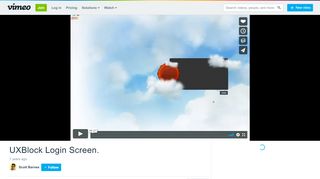 
                            11. UXBlock Login Screen. on Vimeo