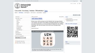 
                            2. UZH - News - Auf einen Klick