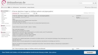 
                            11. V-Server absichern fragen zu fail2ban,webmin und phpmyadmin ...