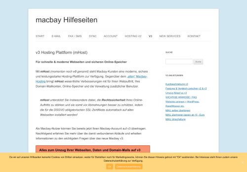 
                            4. v3 Hosting Plattform (mHost) | Macbay Hilfeseiten