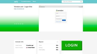 
                            2. v3.vendon.net - Vendon.net - Login Site - V 3 Vendon - Sur.ly