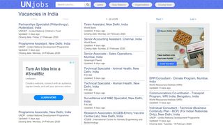 
                            4. Vacancies in India | UNjobs