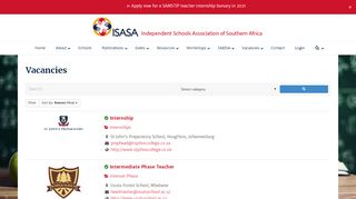 
                            9. Vacancies | ISASA