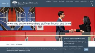 
                            8. Vacancies | Queen Margaret University