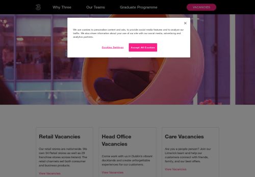 
                            4. Vacancies - Three.ie