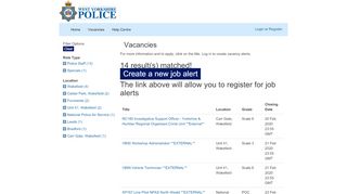 
                            6. Vacancies - West Yorkshire Police