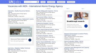 
                            6. Vacancies with IAEA - International Atomic Energy Agency | UNjobs