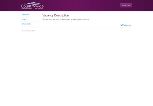 
                            9. Vacancy Details - Countrywide Intranet | Amris - Login