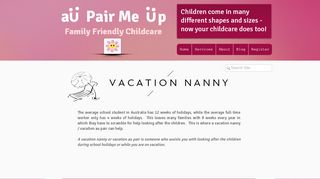 
                            10. Vacation Nanny | Au Pair Me Up | Australian