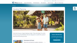 
                            2. Vacation Planning | Disney Vacation Club