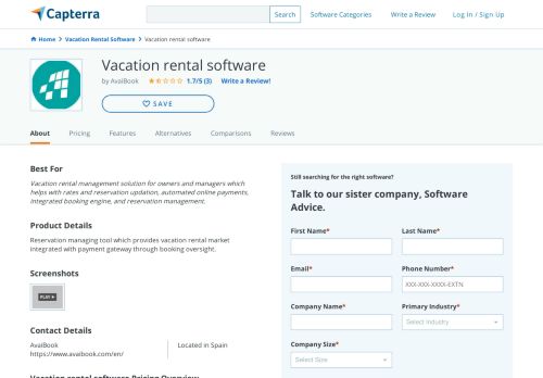 
                            12. Vacation rental software Reviews and Pricing - 2019 - Capterra