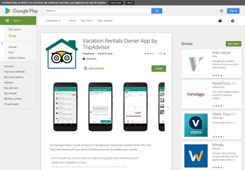 
                            10. Vacation Rentals Owner App by TripAdvisor - Apps on Google Play