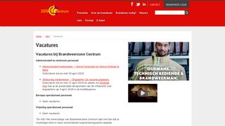 
                            9. Vacatures | Brandweer Zone Centrum