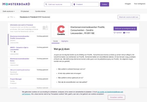 
                            12. Vacatures Friesland | Werk in Friesland | Monsterboard