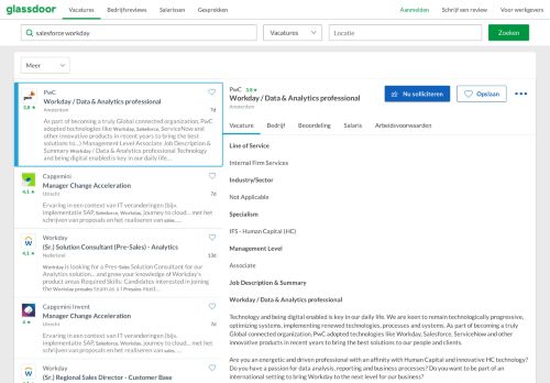 
                            12. Vacatures voor salesforce workday | Glassdoor.nl