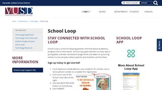 
                            13. Vacaville Unified School District: School Loop