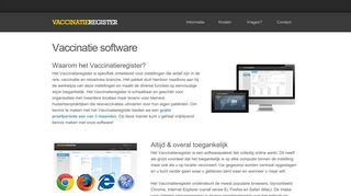 
                            2. Vaccinatie software - Vaccinatieregister.nl