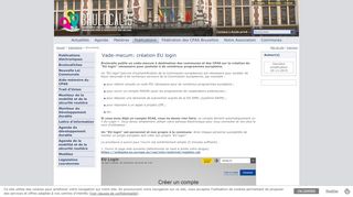 
                            9. Vade-mecum: création EU login - Brulocalis