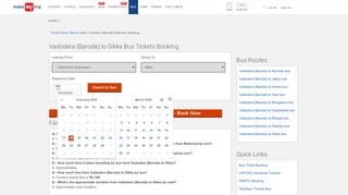 
                            11. Vadodara (Baroda) to Sikka Bus Online Booking @100 Cheapest Fare ...