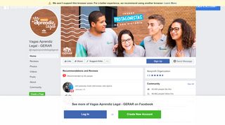 
                            13. Vagas Aprendiz Legal - GERAR - Home | Facebook