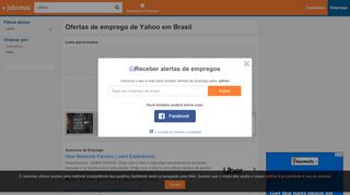 
                            5. Vagas de Emprego em de yahoo | Jobomas.com - Empregos em Brasil
