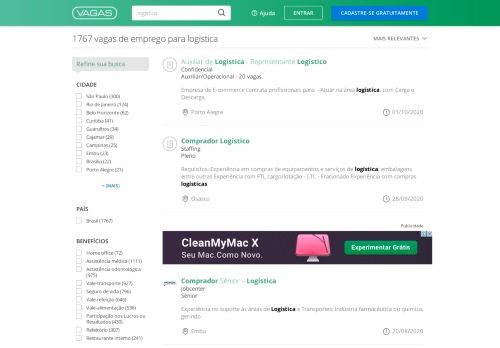 
                            10. Vagas de emprego para logistica | VAGAS.com.br
