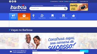 
                            12. Vagas no Barbosa | Barbosa Supermercados