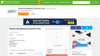 
                            5. Vainavi Broadband Customer Care, Complaints and Reviews
