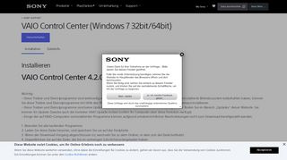
                            11. VAIO Control Center (Windows 7 32bit/64bit) | Sony DE
