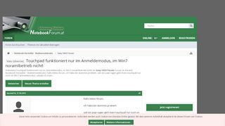 
                            10. Vaio (diverse) - Touchpad funktioniert nur im Anmeldemodus, im ...