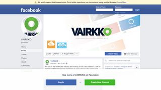 
                            11. VAIRKKO - Posts | Facebook