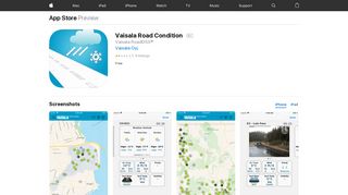 
                            8. Vaisala Road Condition on the App Store - iTunes - Apple
